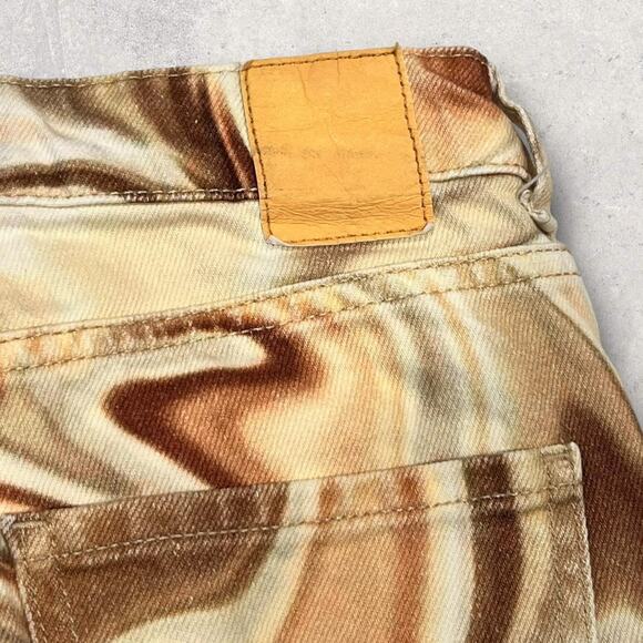 ★ Zara Mid Rise Marble Printed Jeans ★ - Picture 5 of 8